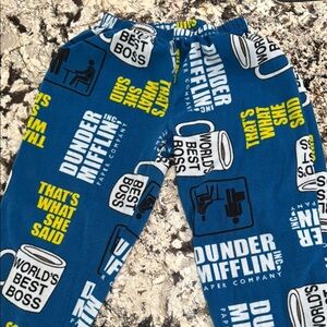 Blue Dunder Mifflin Lounge Pants